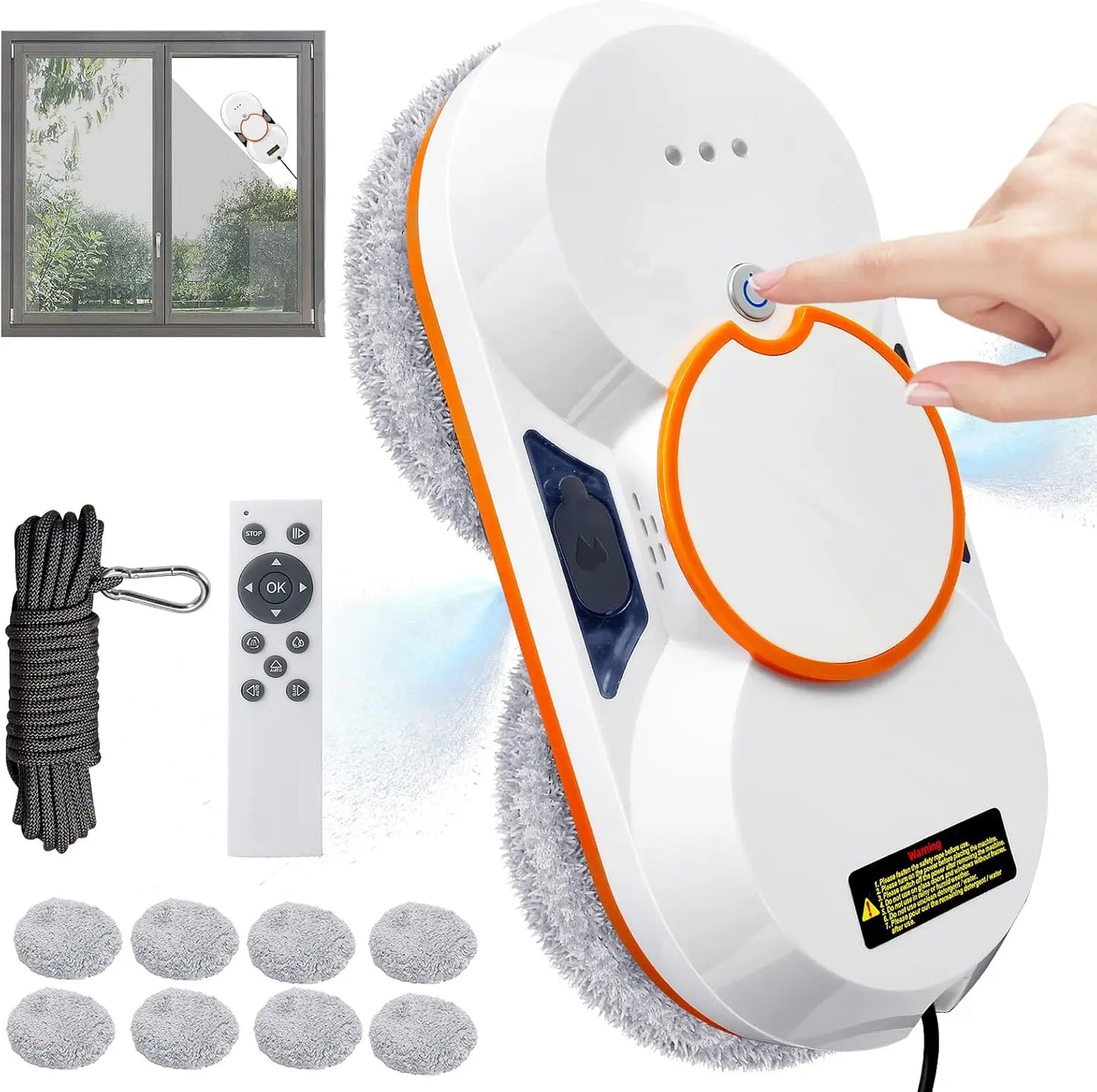 Intelligenter Staubsauger-Fensterreinigungs roboter für den Haushalt