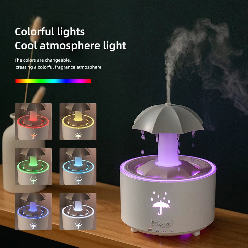 Cloud Rain Luftbefeuchter Regentropfen Aroma Ätherisches Öl
