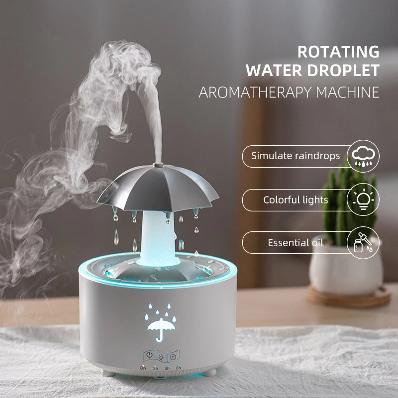Cloud Rain Luftbefeuchter Regentropfen Aroma Ätherisches Öl